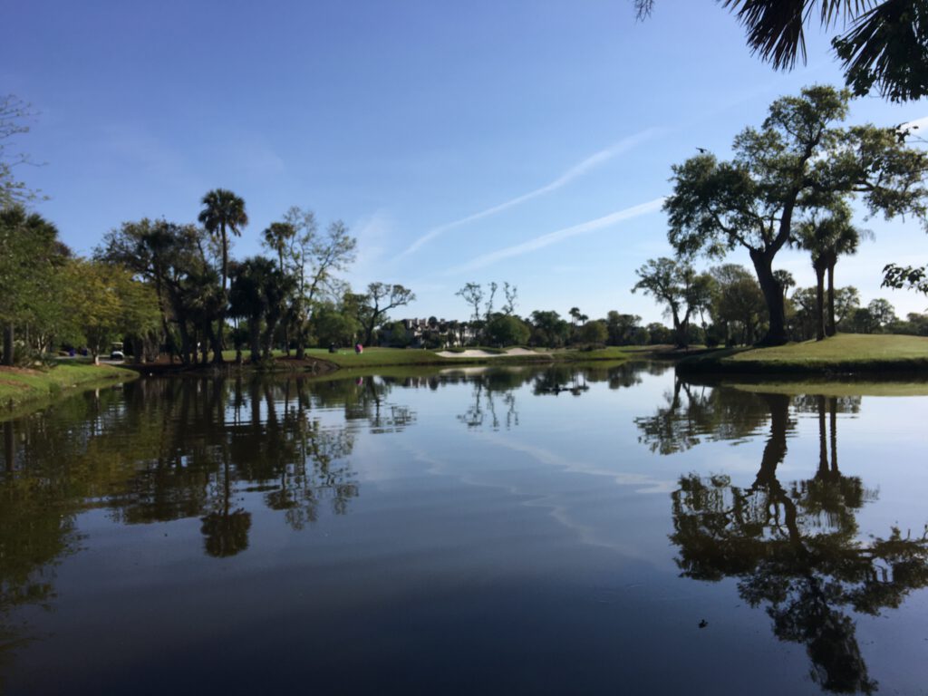 Pristine lake or pond managed by APC