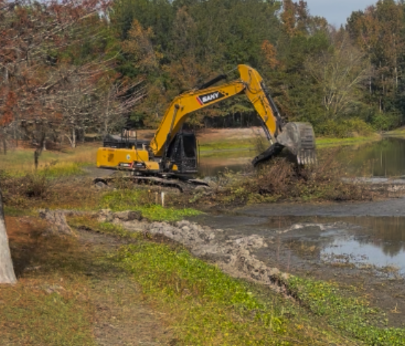 Pond construction